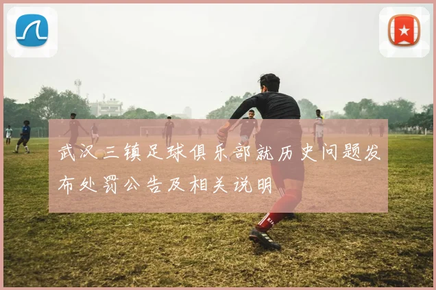 武汉三镇足球俱乐部就历史问题发布处罚公告及相关说明